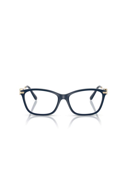 Ralph Lauren 55mm Butterfly Optical Glasses In Black