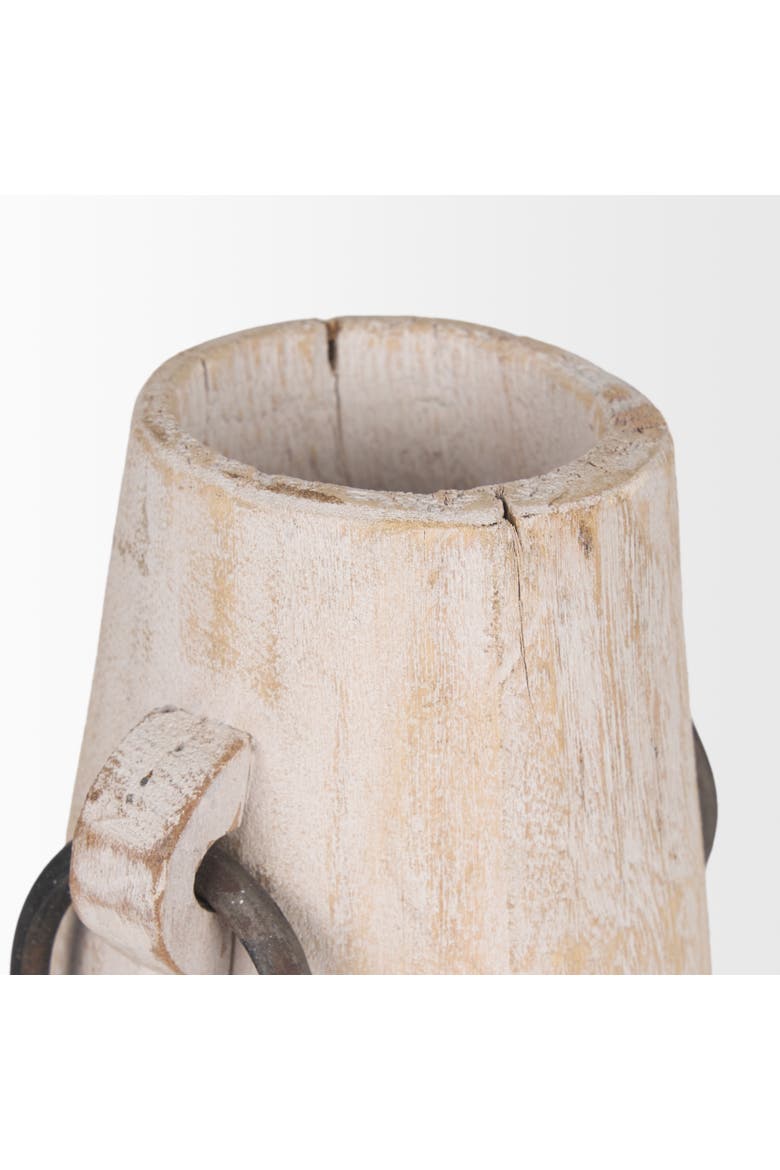 Monique Wood Pot, Alternate, color, Beige