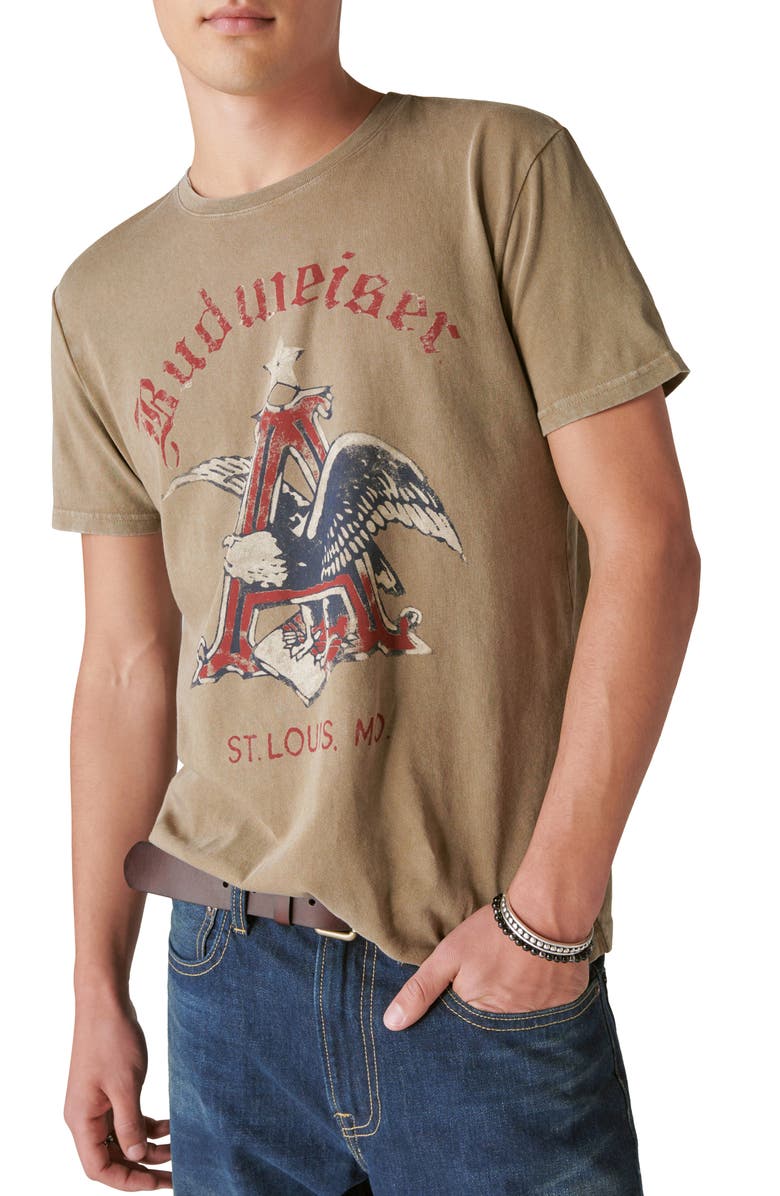 Lucky Brand Budweiser Graphic T-Shirt, Main, color, 