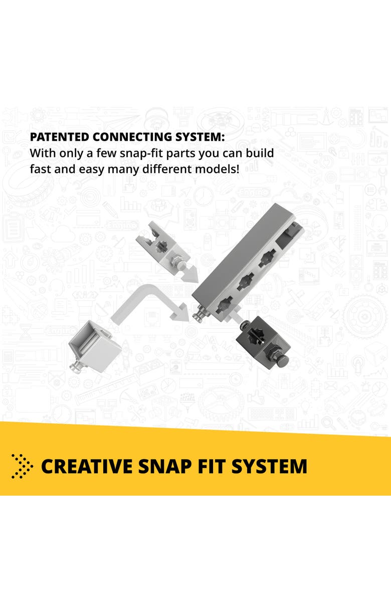 Engino Creative Builder 20 In 1 Multimodel Series, Toy Vehicles Brick Set, Alternate, color, Multicolored