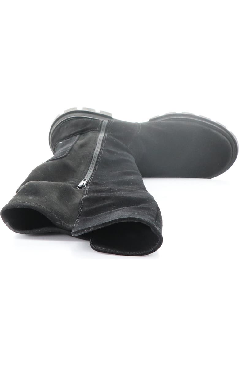 Bos. & Co. Fifth Waterproof Knee High Boot, Alternate, color, Black Suede/ Stretch