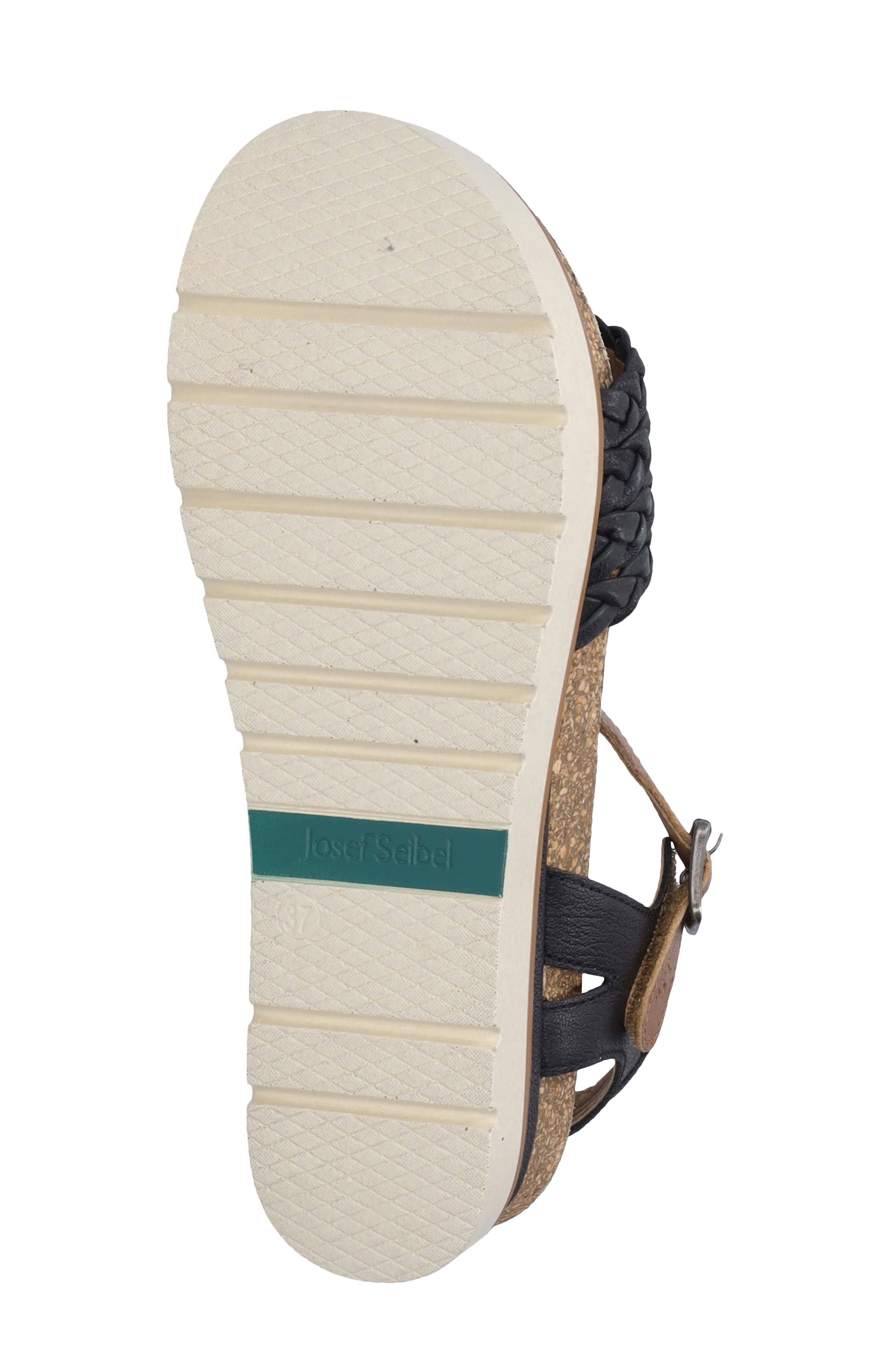 Josef Seibel Clea Braided Sandal, Alternate, color, 
