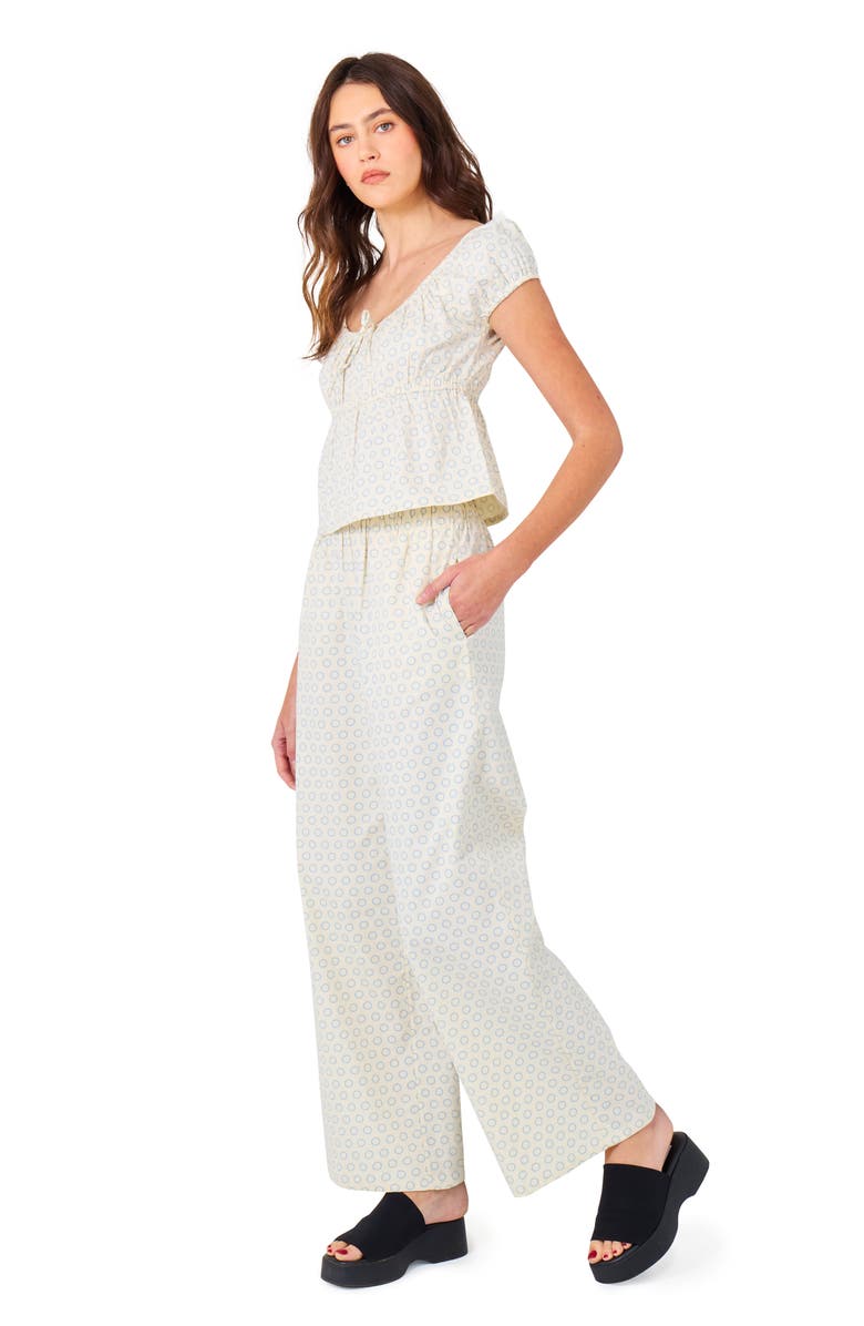 Hurley Karma Wide Leg Pants, Alternate, color, Dusk Blue