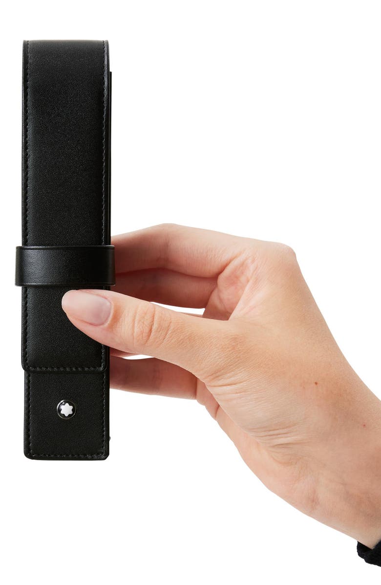 Montblanc Leather Pen Pouch, Alternate, color, 