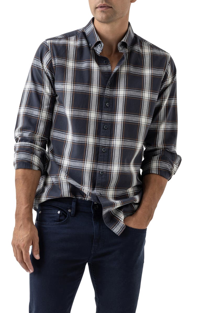 Rodd & Gunn Glenene Plaid Button-Down Shirt, Main, color, 