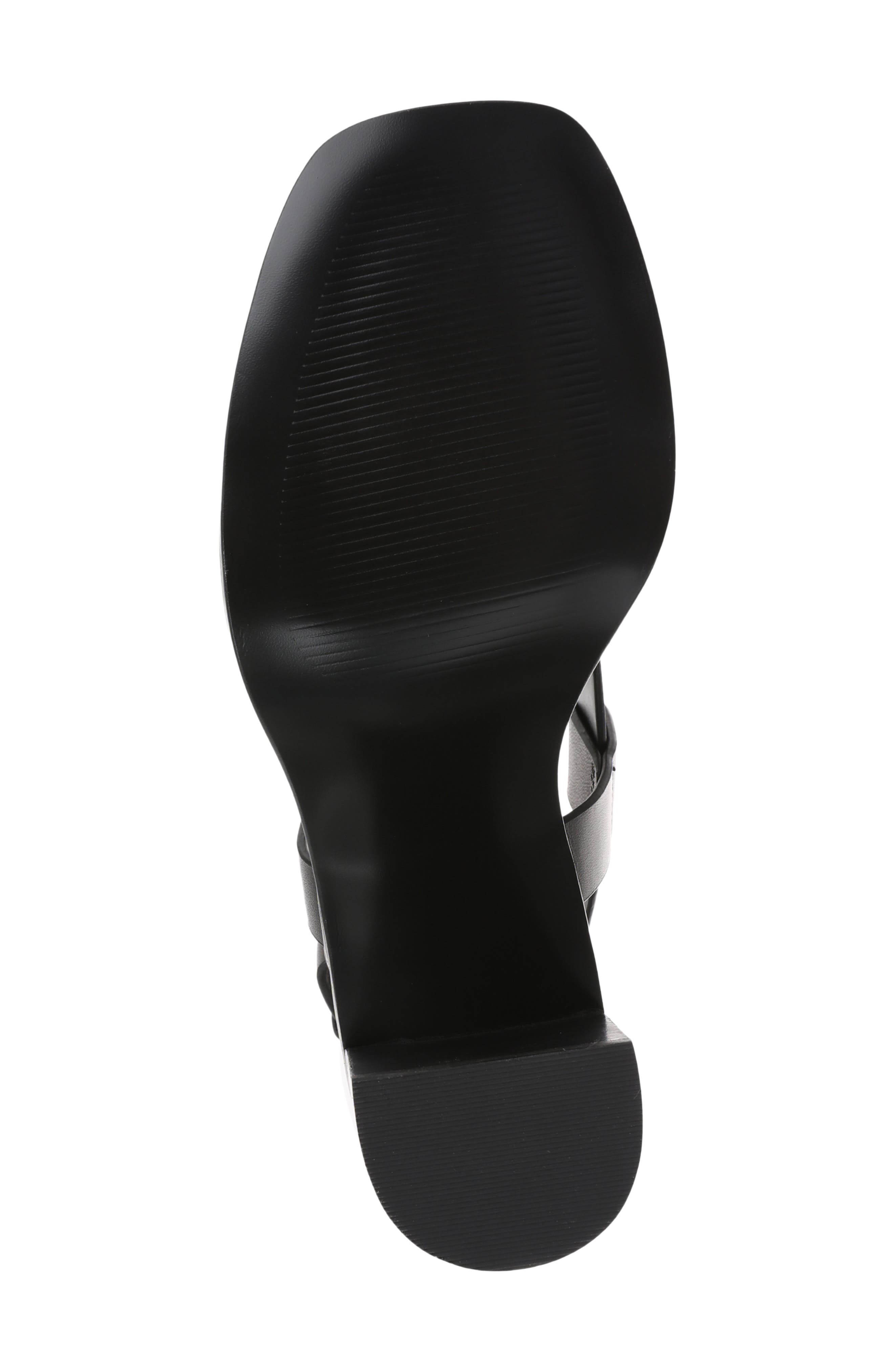 Nordstrom Kalindi Cross Strap Sandal, Alternate, color, Black