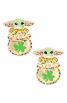 BaubleBar x Disney® Grogu Pot Of Gold Stud Earrings