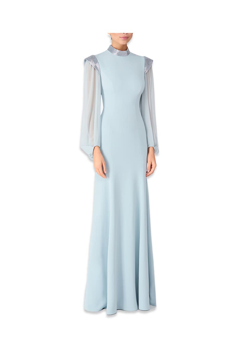 Jenny Packham Isabelle Maxi Dress, Alternate, color, Porcelain