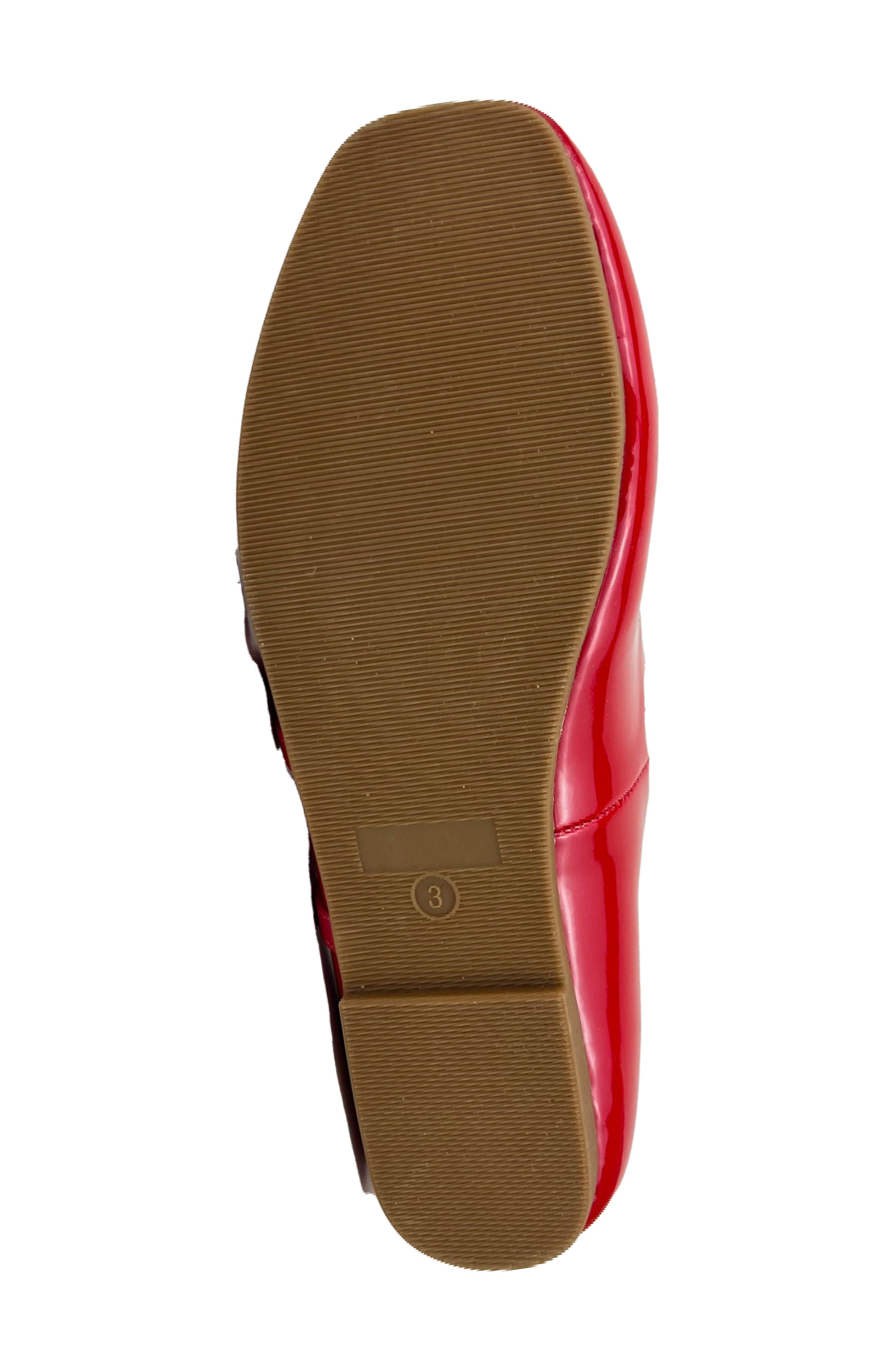 Yosi Samra Kids' Miss Mary Flat, Alternate, color, Red