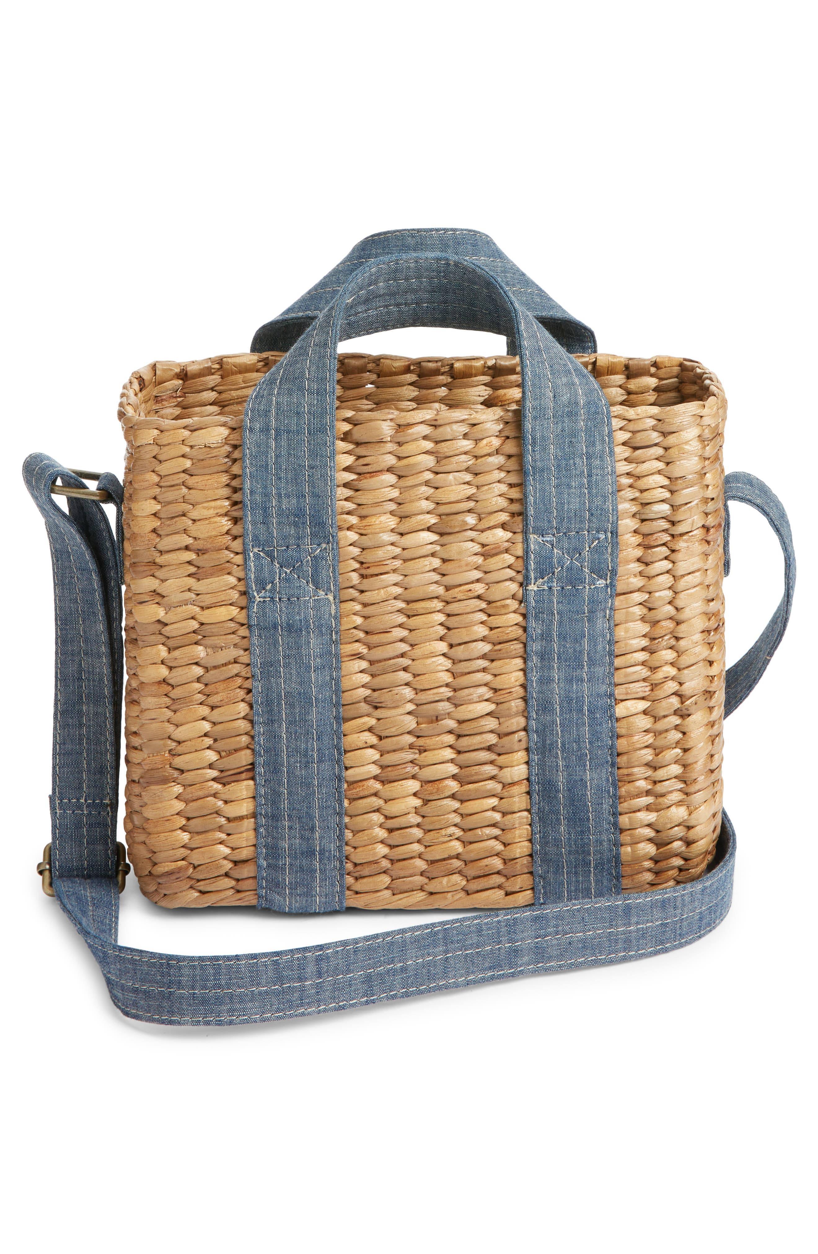 Rip Curl Premium Straw Crossbody Bag, Main, color, 