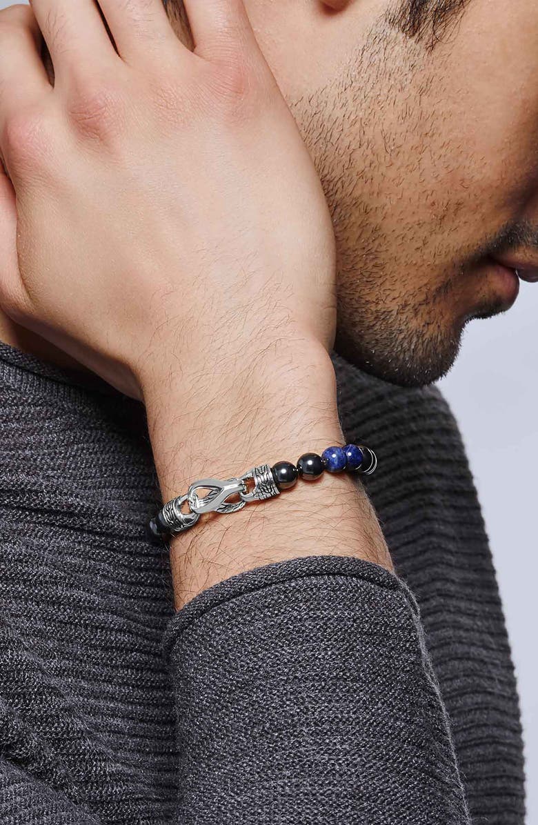 John Hardy Men's Asli Beaded Bracelet, Alternate, color,