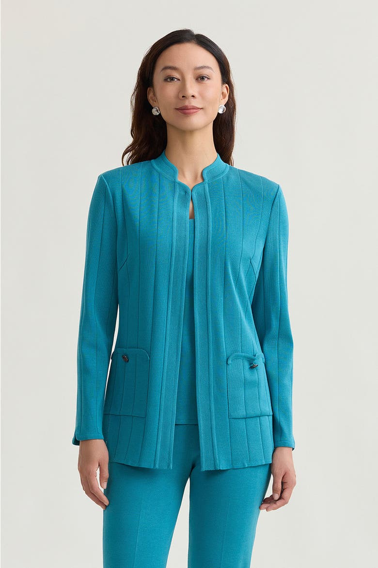 Heritage Multi Texture Knit Jacket, Main, color, Nebula