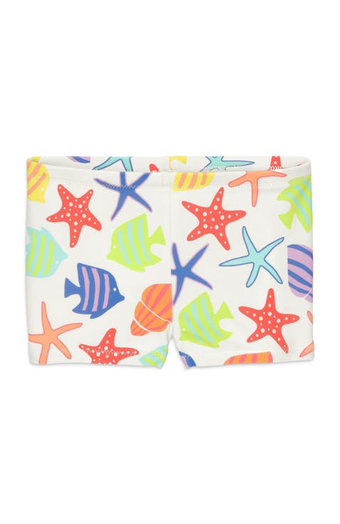 Kids Swim Shortie In Under The Sea (Toddler, Little Kid, Big Kid)