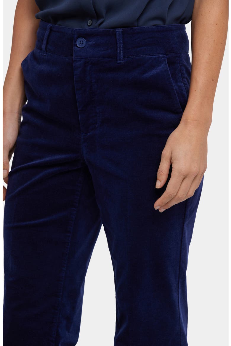 Straight Leg Velveteen Trouser Pants, Alternate, color, DARK SAPPHIRE