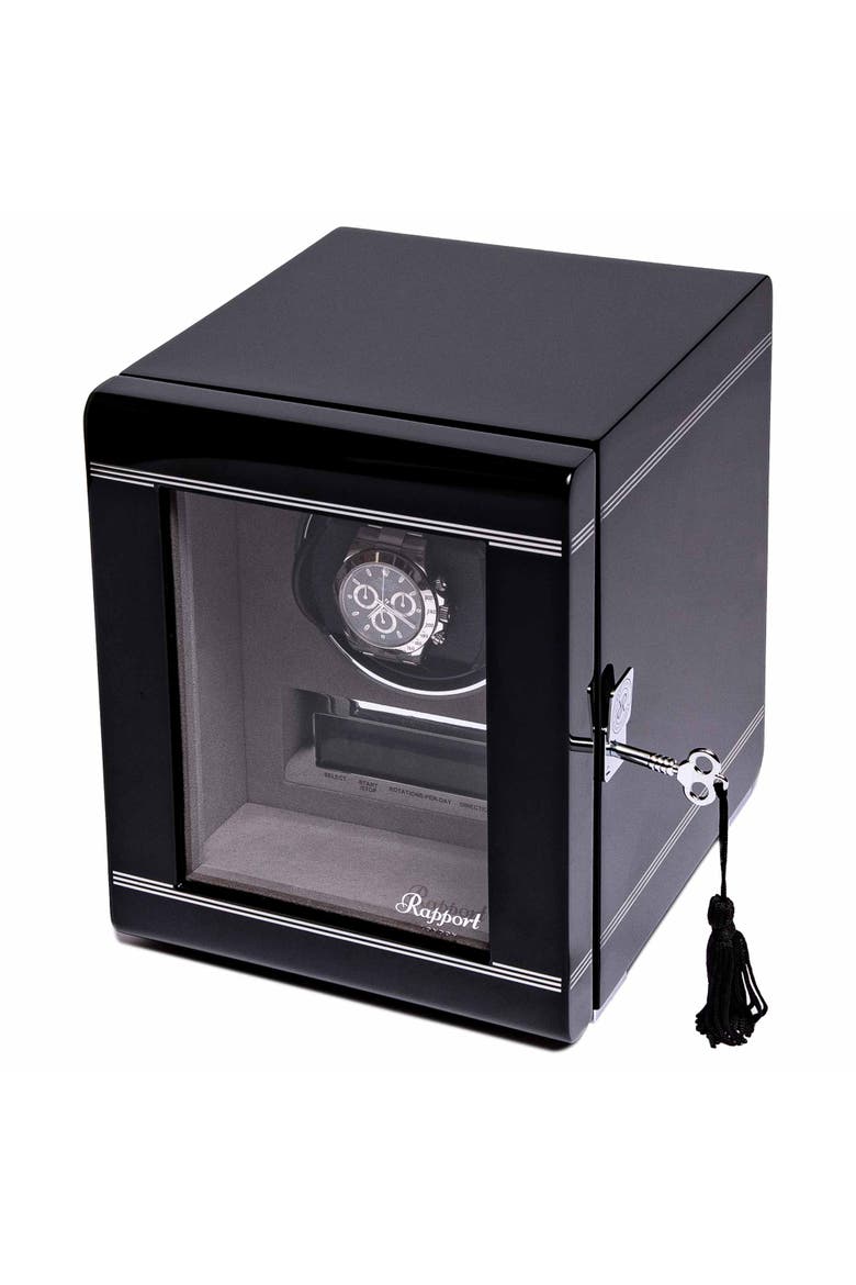 FORMULA SINGLE WATCH WINDER, Alternate, color, Black