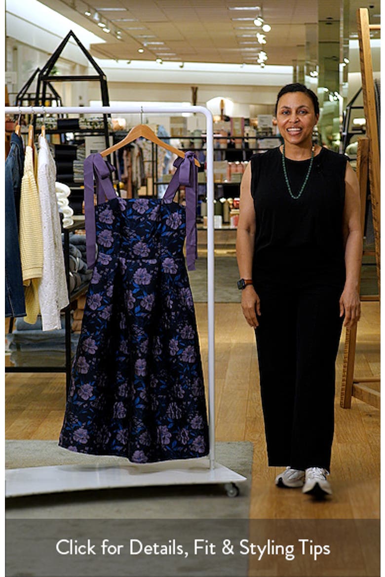 Willa Floral Dina Pleated Midi Dress video