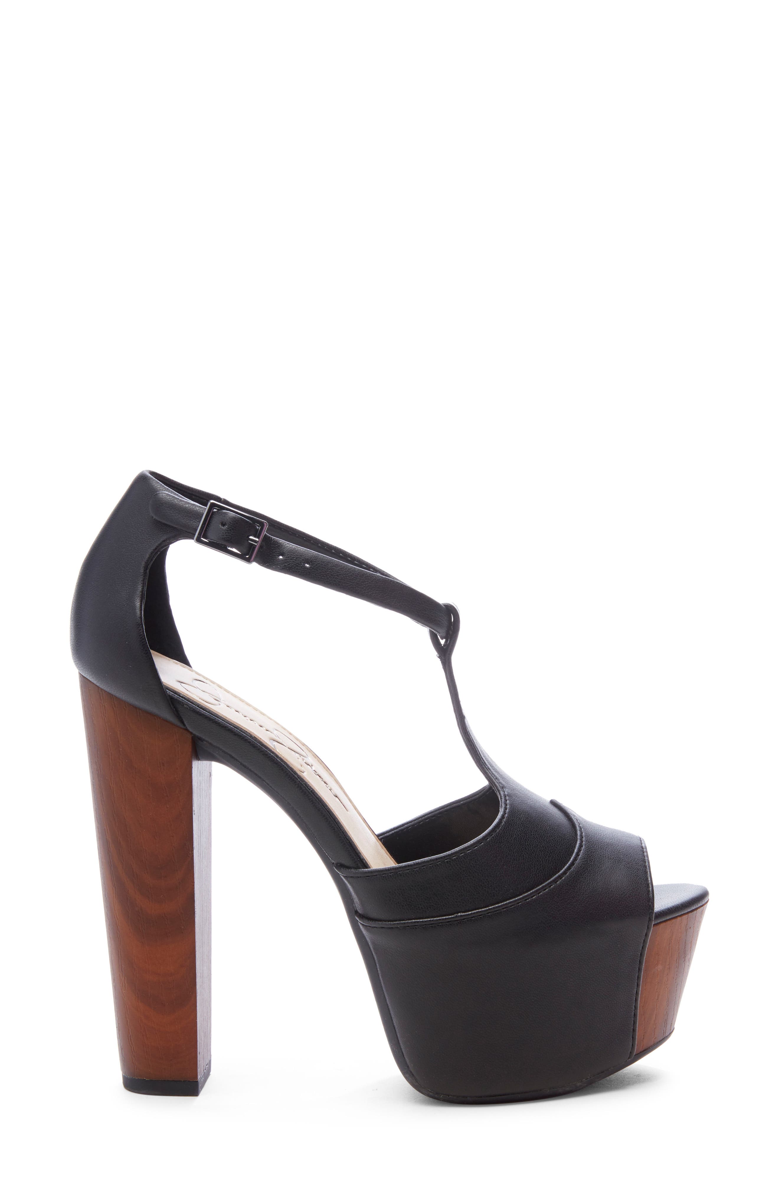 'Dany' Sandal, Alternate, color, BLACK/BLACK