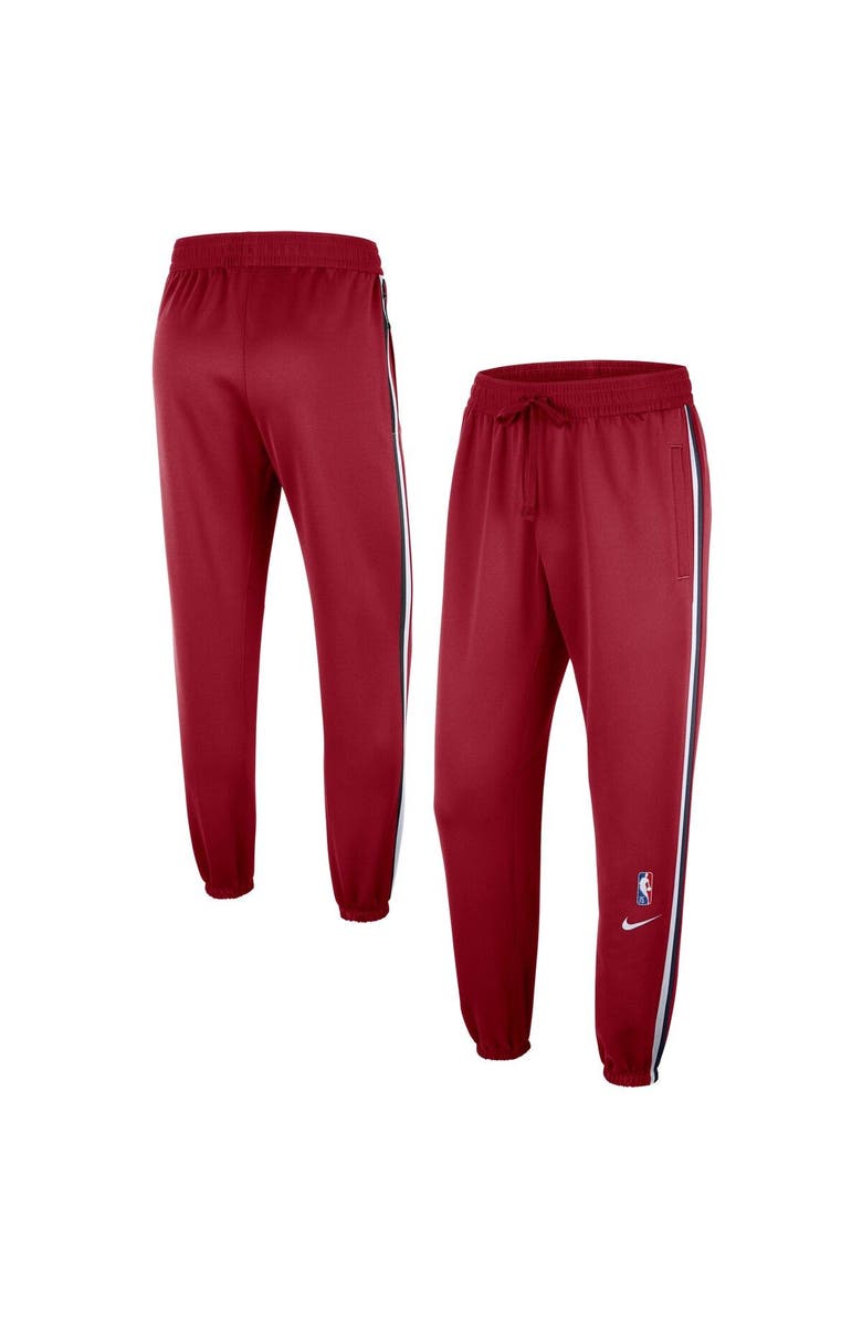 Nike Men's Nike Red Miami Heat 75th Anniversary Showtime On Court Performance Pants, Main, color, 