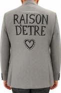 The Divine Rebel Collective Raison D Etre Grey Blazer