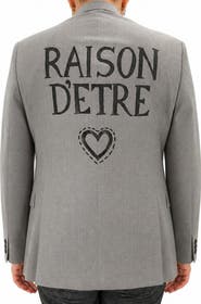 The Divine Rebel Collective Raison D Etre Grey Blazer