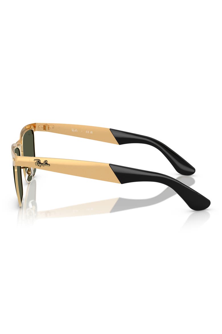 Wayfarer Deluxe 56mm Sunglasses, Alternate, color, GREEN