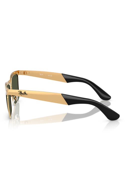 Ray Ban Ray-ban Wayfarer Deluxe 56mm Sunglasses In Green