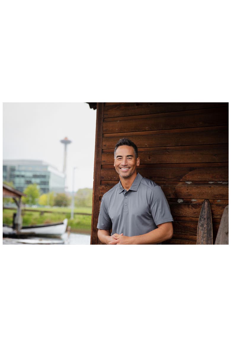 Prospect Textured Stretch Polo, Alternate, color, ELEMENTAL GREY