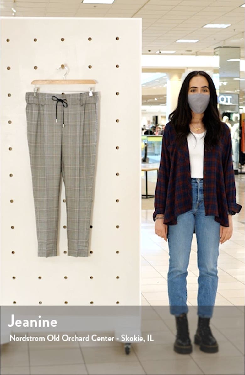 Glen Plaid Crop Pants, sales video thumbnail