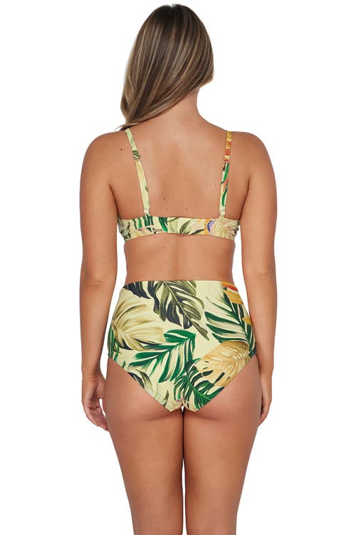 SUNSETS SUNSETS CAPRI HIGH WAIST BIKINI SWIM BOTTOMS