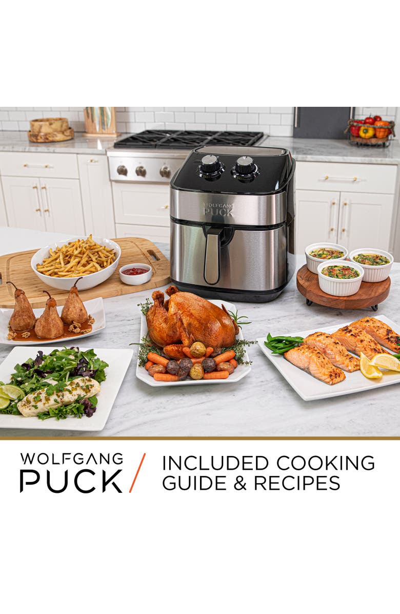 Wolfgang Puck 9.7qt Stainless Steel Air Fryer, Alternate, color, Silver