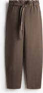 H&M Tie-belt Barrel Trousers