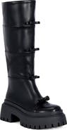 AZALEA WANG Marguerite Faux Leather Knee High Boot