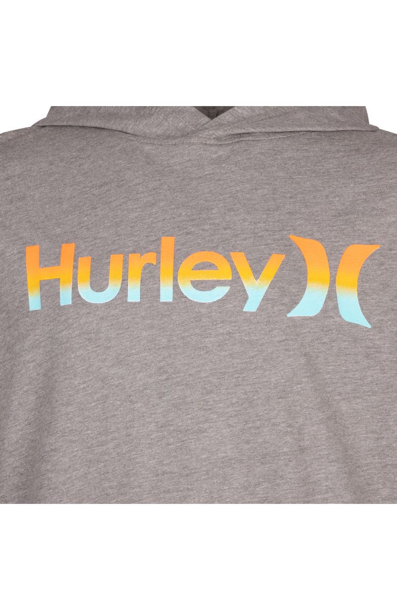 Hurley Kids' O and O Gradient Logo Pullover Hoodie, Alternate, color,
