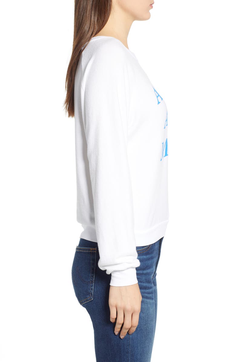 Wildfox Ask Me About My Dog Sweatshirt, Alternate, color,