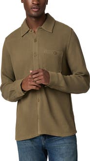 PAIGE Hollander Waffle Knit Shirt