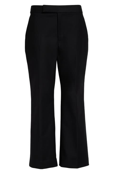 Sullivan Creased Flare Cotton Twill Pants