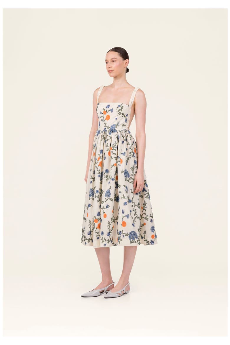 Mielero Midi Brisa  Midi Dress, Alternate, color, Ivory