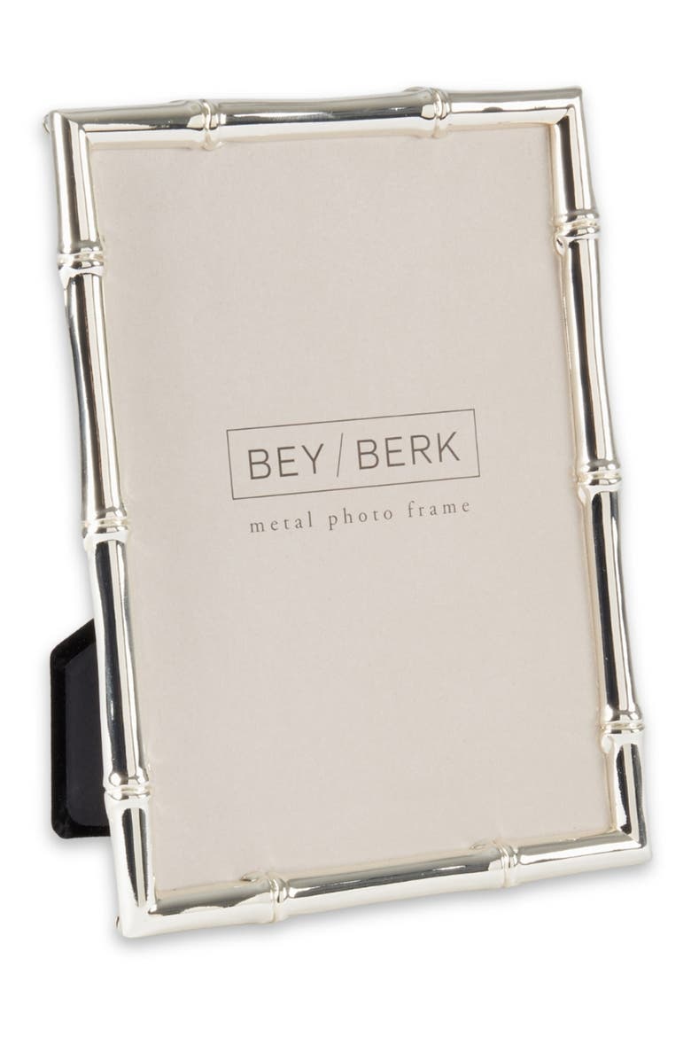 Bamboo Texture Picture Frame, Main, color, SILVER MULTI