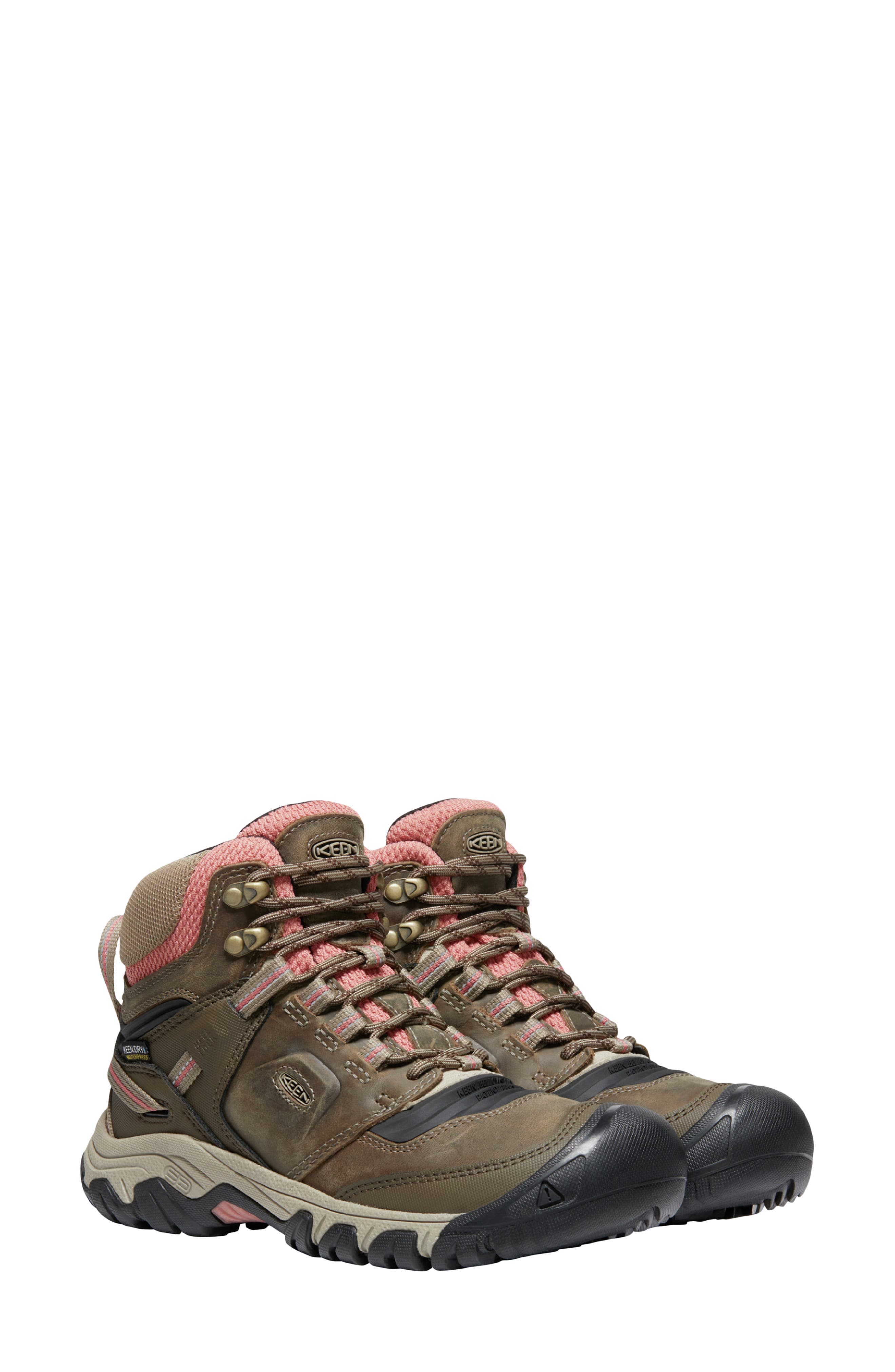 KEEN Ridge Flex Waterproof Mid Hiking Boot, Alternate, color, 