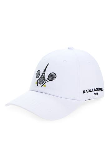 Karl Lagerfeld Paris Racquet Baseball Cap