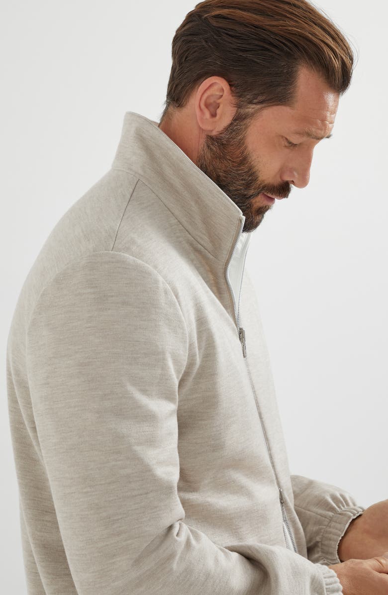 Brunello Cucinelli Reversible jacket, Alternate, color, Navy Blue