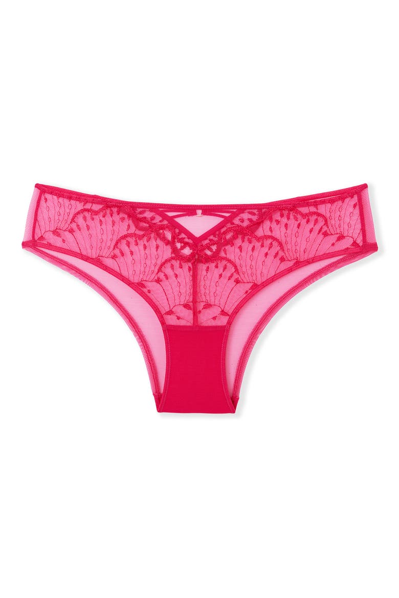 Nayade Hipster Panties, Alternate, color, PETUNIA