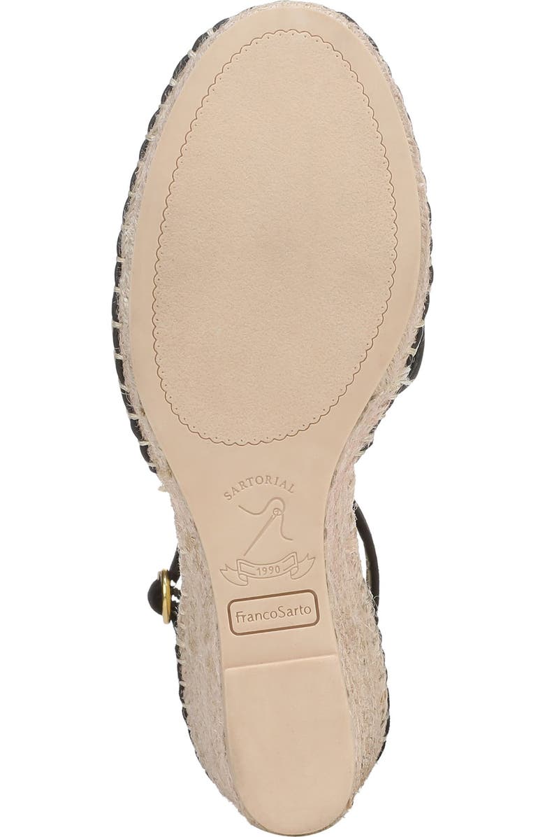 Franco Sarto Idalia Espadrille Wedge, Alternate, color, Black