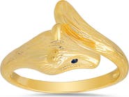 Queen Jewels Fox Crossover Ring