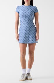 GUESS 4G Monogram Jacquard Minidress
