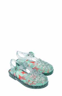 Mini Melissa Kids' Possession Metallic Jelly Sandal