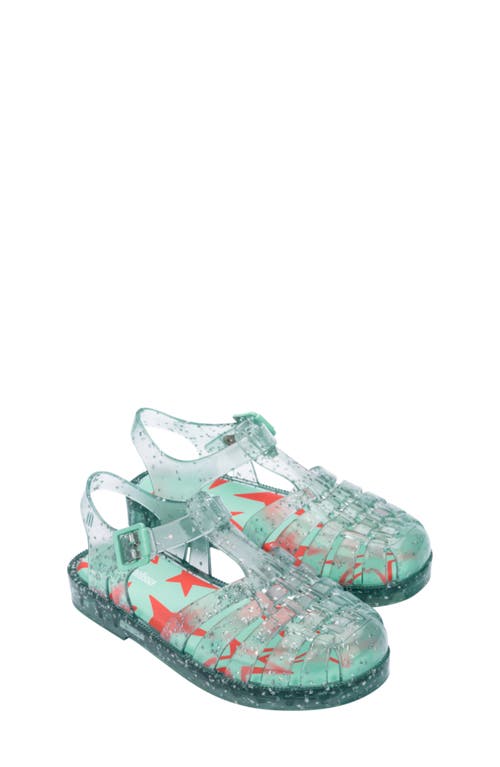 Melissa Kids' Possession Metallic Jelly Sandal In Green