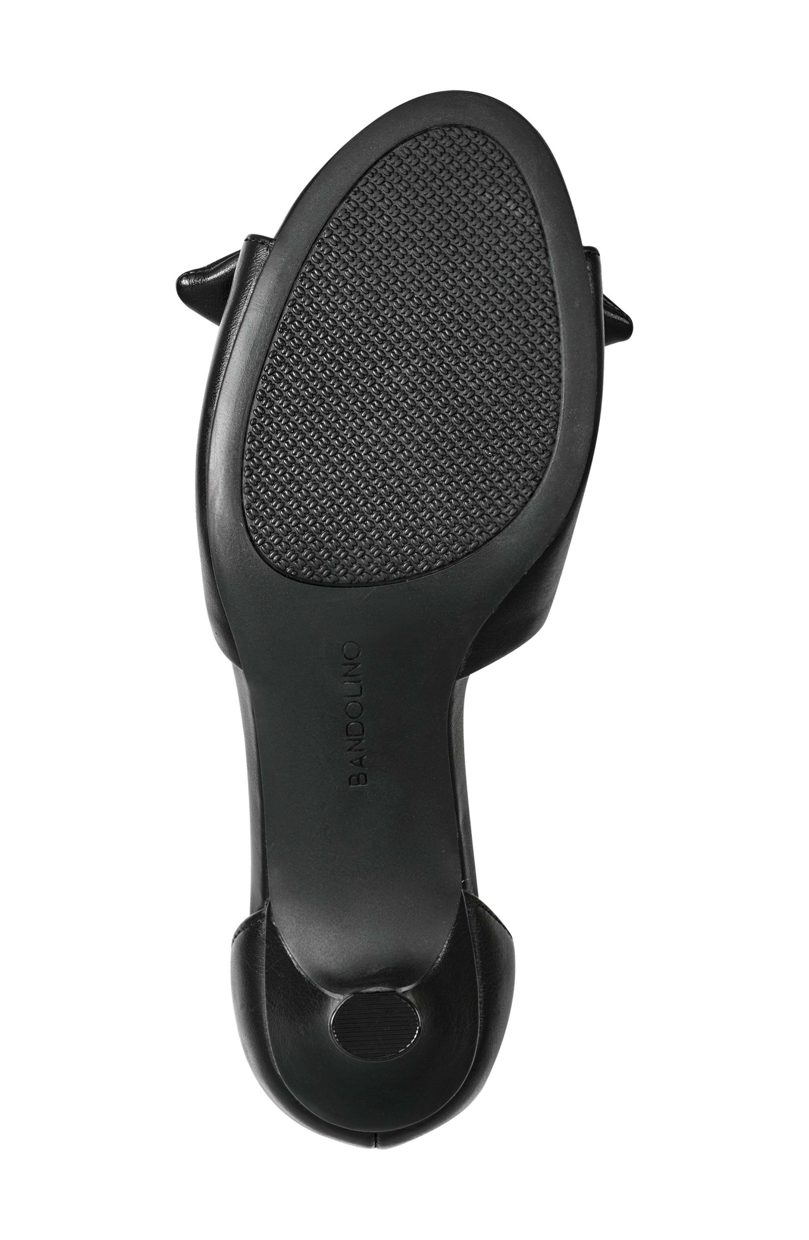 Bandolino Andora Ankle Strap Kitten Heel Sandal, Alternate, color, Blk01