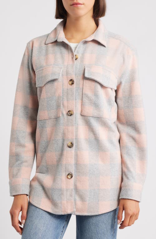 Beachlunchlounge Taelyn Buffalo Plaid Oversize Button-up Shirt In Multi