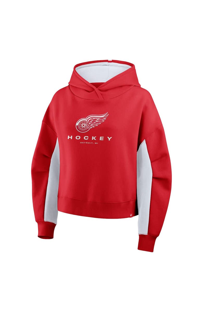 FANATICS Women
s Fanatics Red Detroit Red Wings Back Check Boxy Hoodie, Alternate, color, Red